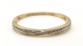 High-Quality Zinc Alloy Fashion Bangle - Elegant Plating, Famous Lady's Temperament, Eco-Friendly Design - Ideal Gift