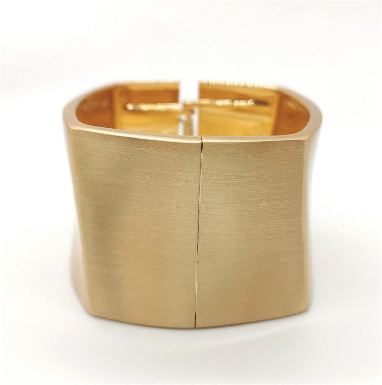 Hand Polished High-Quality Bangles - Women's Irregular Cube Bracelet, Surface Brightness