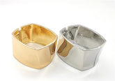 Hand Polished High-Quality Bangles - Women's Irregular Cube Bracelet, Surface Brightness