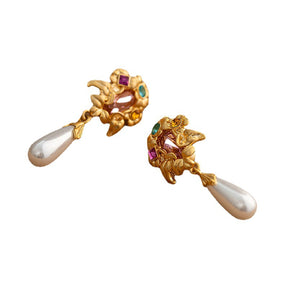 Pearl Earrings for Women - New Release - Retro French Court-Inspired Versatile Design Studs