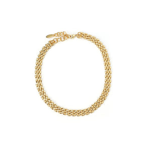 Elegant 18K Gold Bracelet for Women - Minimalist INS Style - Chic Simple Design for Couples