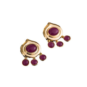 French Vintage Earrings for Women - Unique Light Luxury Style, Palace-Inspired Ear Studs, 2024 New Arrival, High-End Fashion Ear Accessories