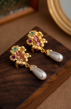 Pearl Earrings for Women - New Release - Retro French Court-Inspired Versatile Design Studs