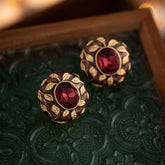 Vintage French Earrings for Women - Regal Melodious Color Palette, Palace-Inspired Unique Design, Elegant Vintage Style