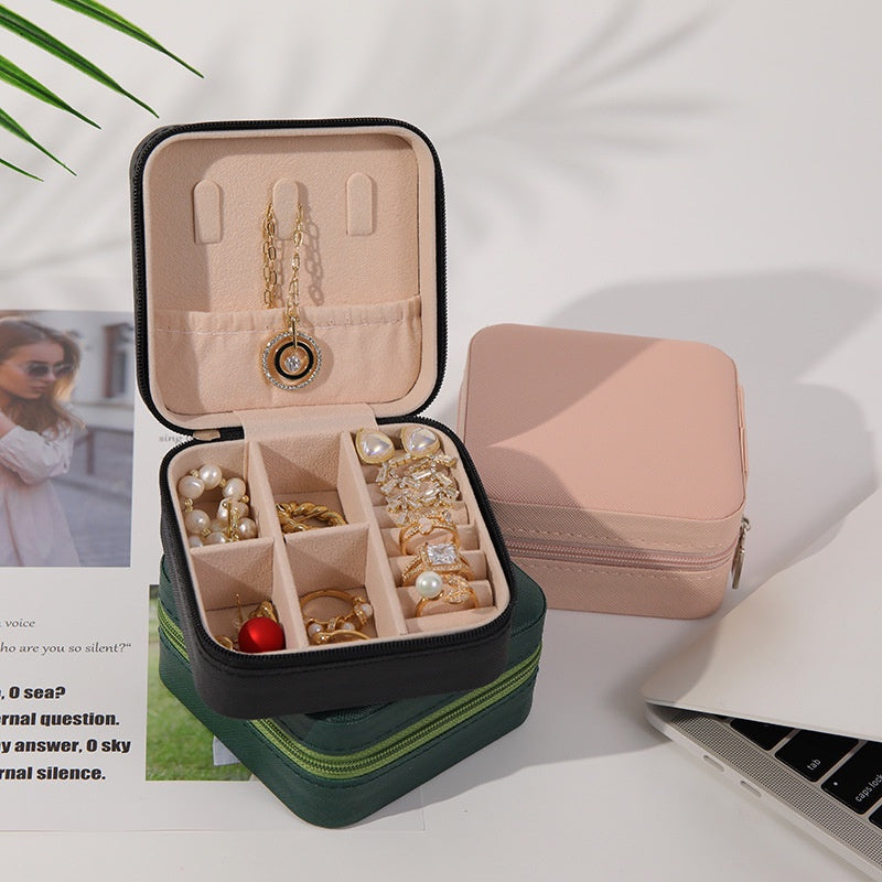 Earrings Necklace Ring Storage Portable Jewelry Box Packaging